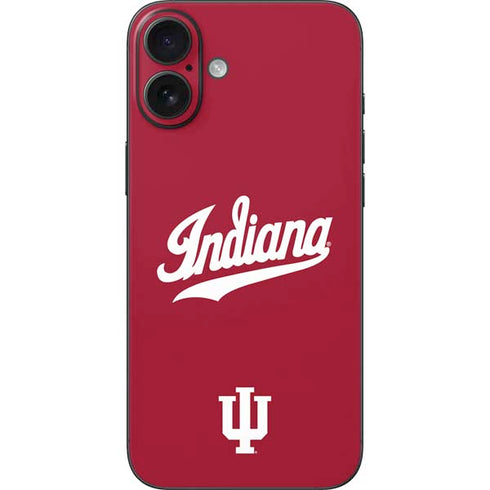 Indiana University IU Hoosiers iPhone 16 Plus Skin